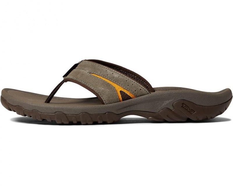 Teva Katavi 2 Thong Men's Flip Flops Brown | 67FUOBLDQ