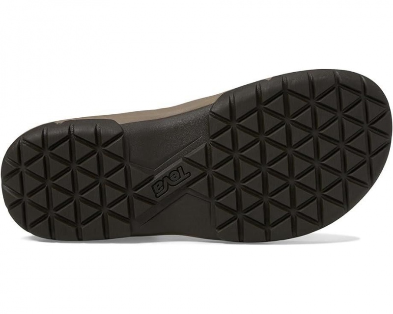 Teva Langdon Men's Flip Flops Brown | 47ZGVPLRN