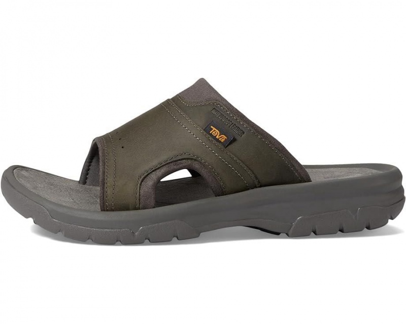 Teva Langdon Slide Men's Sandals Grey | 93MAKSPWY