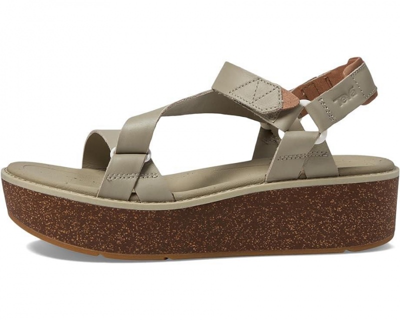 Teva Madera Wedge Women's Heeled Sandals Grey | 79VFBHQCJ