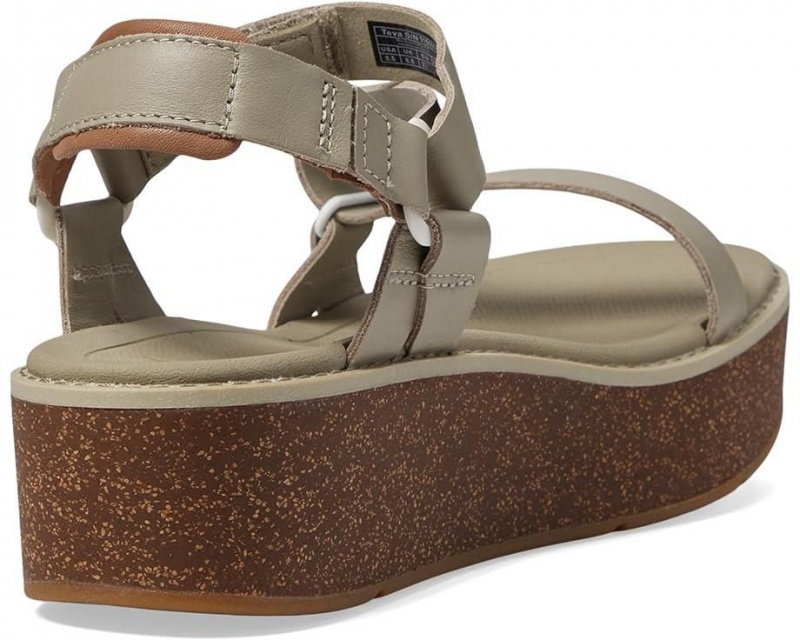 Teva Madera Wedge Women's Heeled Sandals Grey | 79VFBHQCJ