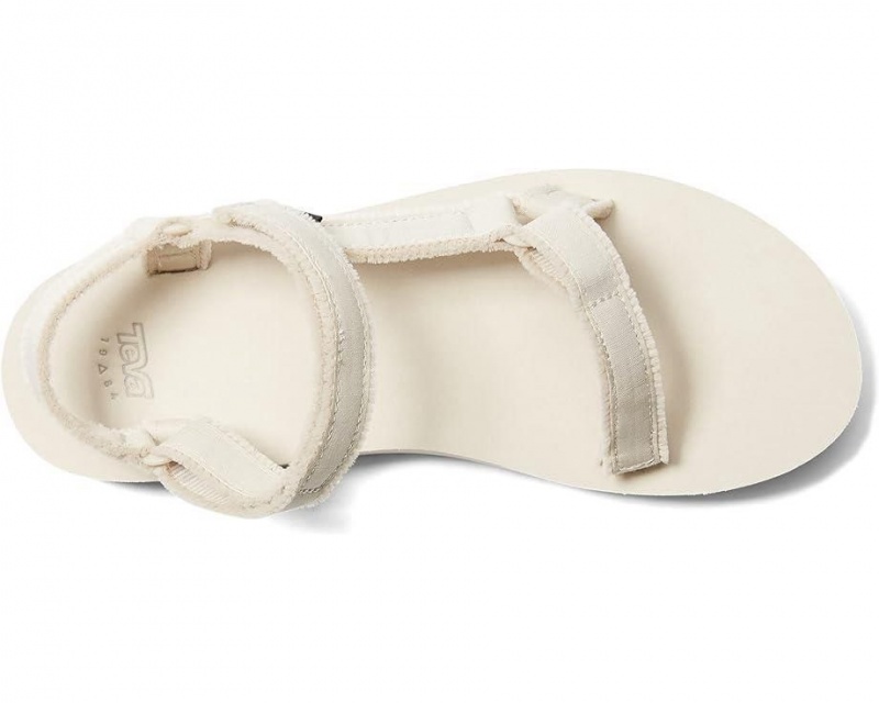 Teva Midform Universal Canvas Women's Sandals White | 57OMUYWZA