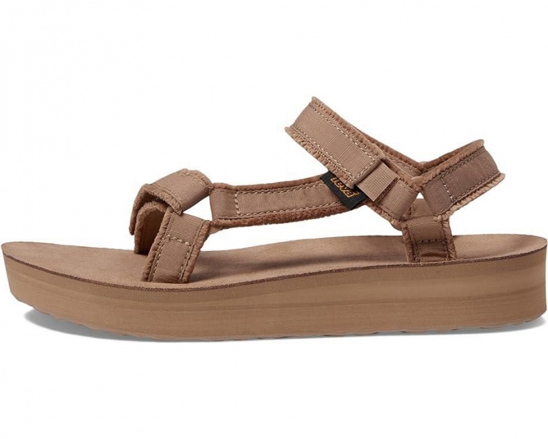 Teva Midform Universal Canvas Women's Sandals Brown | 94DJZTYNO