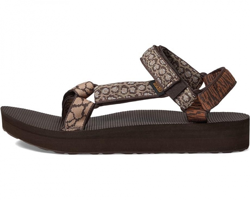 Teva Midform Universal Women's Sandals Brown | 75QLEVGWB