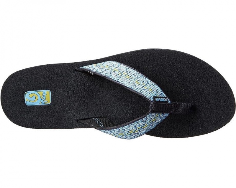 Teva Mush Ii Women's Flip Flops Blue | 30XVUPWRJ