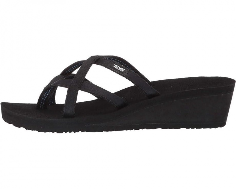 Teva Mush Mandlyn Wedge Ola 2 Women's Heeled Sandals Black | 59QKESPOU