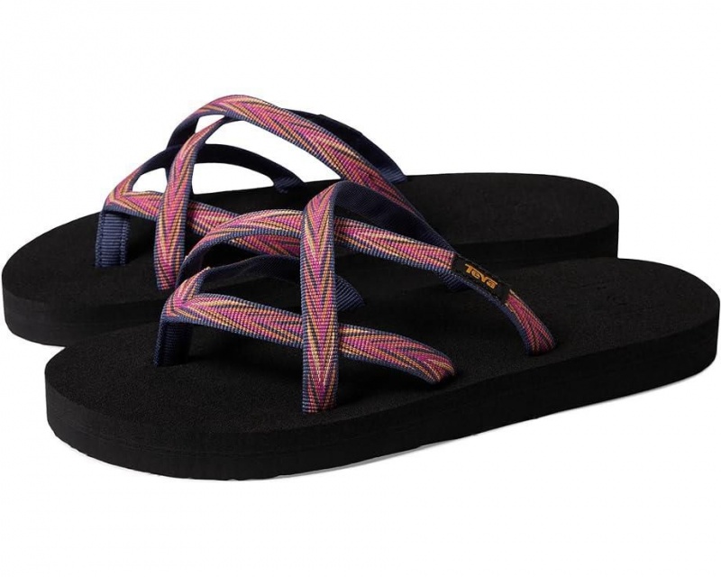 Teva Olowahu Kids\' Sandals Black | 17KBHGACO