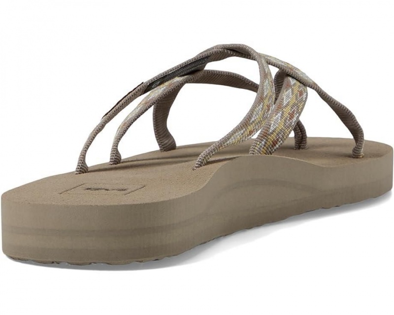 Teva Olowahu Women's Flip Flops Beige | 71TOLRNIV