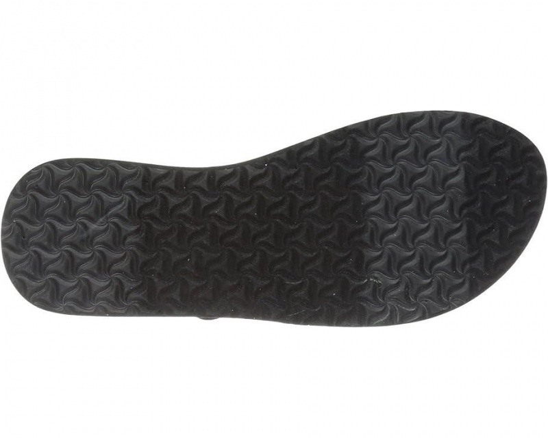 Teva Olowahu Women's Flip Flops Black | 19VUAQMSG