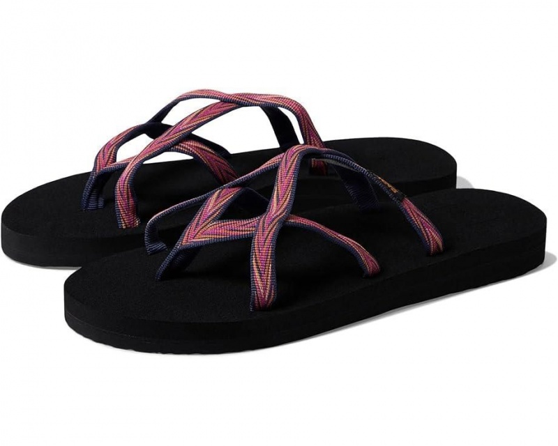 Teva Olowahu Women\'s Flip Flops Black | 32NOCXSAE