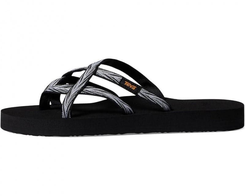 Teva Olowahu Women's Flip Flops Black | 53FQRSJUZ