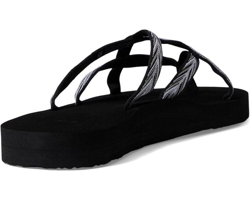 Teva Olowahu Women's Flip Flops Black | 53FQRSJUZ