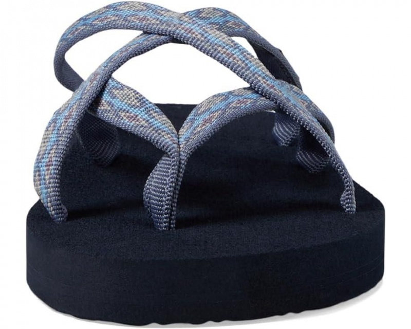 Teva Olowahu Women's Flip Flops Blue | 75FNLIYHV