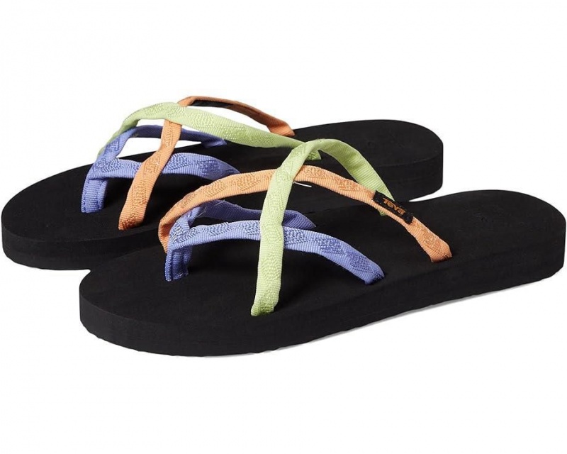 Teva Olowahu Women\'s Flip Flops Multicolor | 49UIHYDSQ