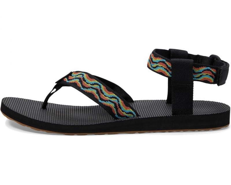 Teva Original Revivew Men's Sandals Black | 87PBYEQJG