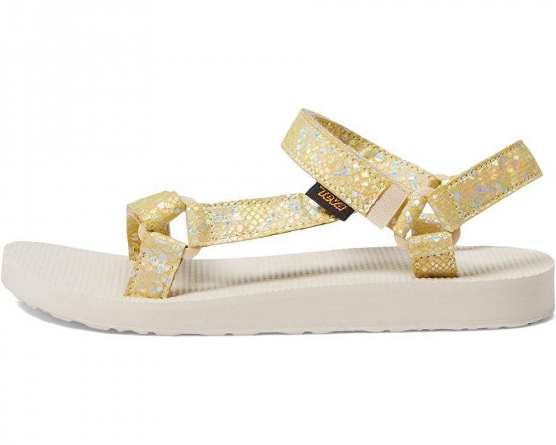 Teva Original Universal Sparklie Kids' Sandals Yellow | 70RKHCLGA