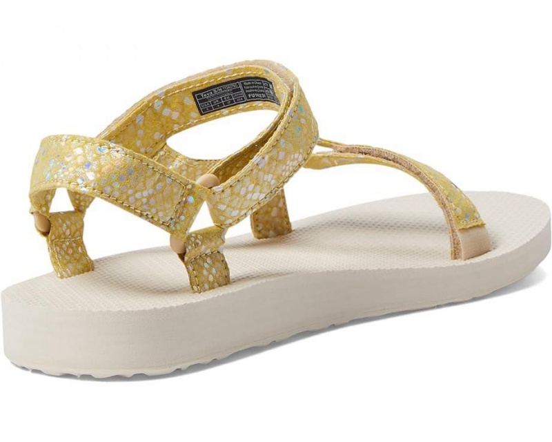 Teva Original Universal Sparklie Kids' Sandals Yellow | 70RKHCLGA