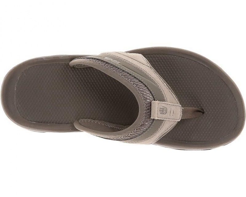 Teva Pajaro Men's Flip Flops Brown | 59DJEXVFC