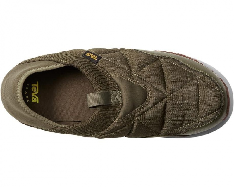 Teva Reember Men's Sneakers Olive | 86OHUDJBS