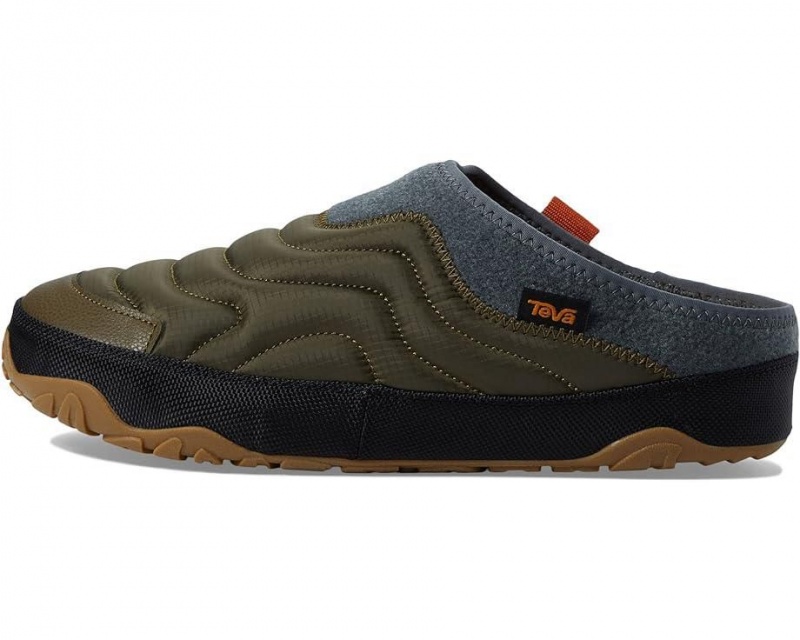 Teva Reember Terrain Men's Slippers Olive | 68UGHJEWY