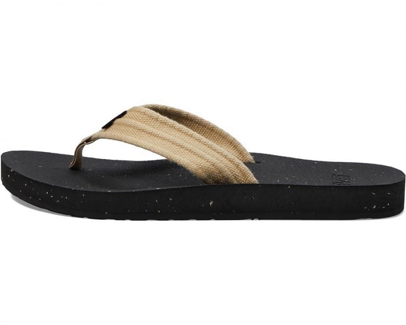 Teva Reflip Canvas Men's Flip Flops Brown | 15QXTFKSW