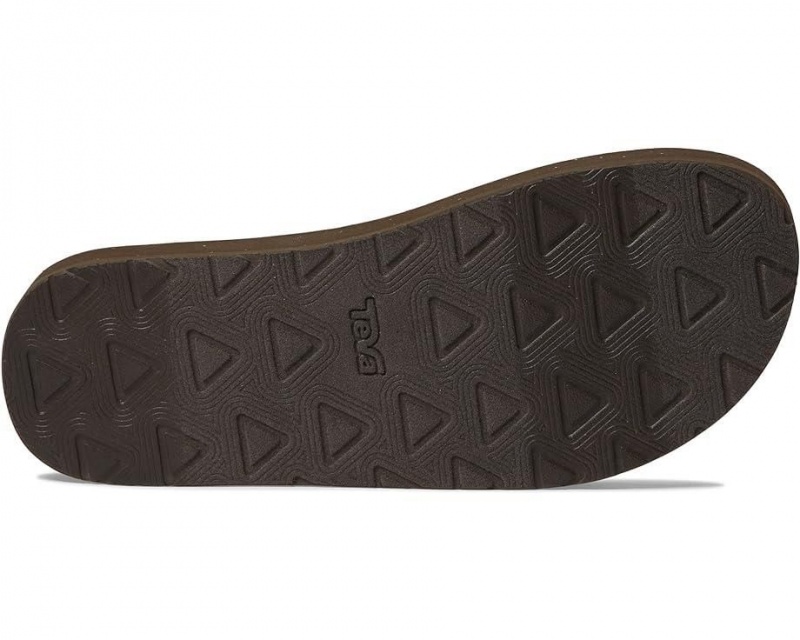 Teva Reflip Men's Flip Flops Brown | 56SMVQEHA