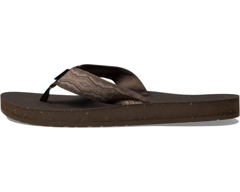 Teva Reflip Men's Flip Flops Brown | 56SMVQEHA