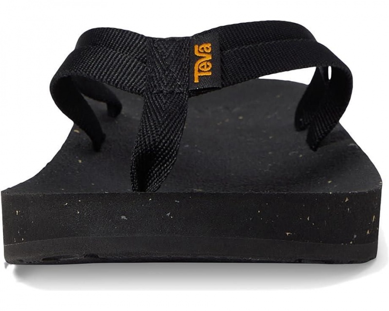 Teva Reflip Strappy Women's Flip Flops Black | 05XBCHKGW