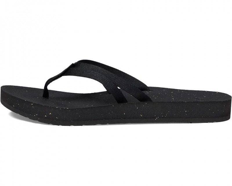 Teva Reflip Strappy Women's Flip Flops Black | 05XBCHKGW