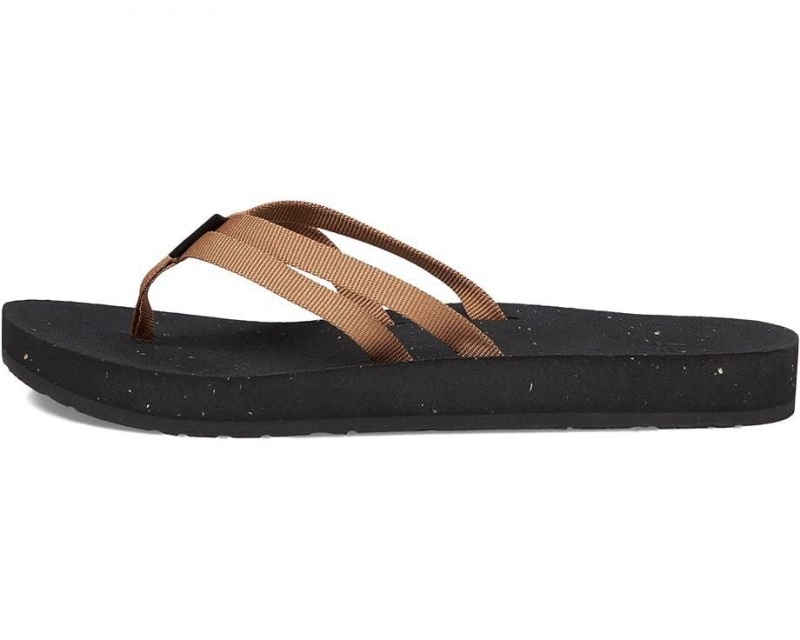 Teva Reflip Strappy Women's Flip Flops Brown | 50ULZQTFC