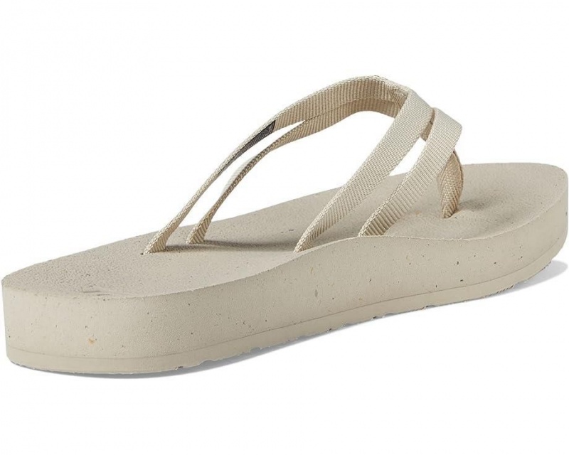 Teva Reflip Strappy Women's Flip Flops White | 81OGPTDUR