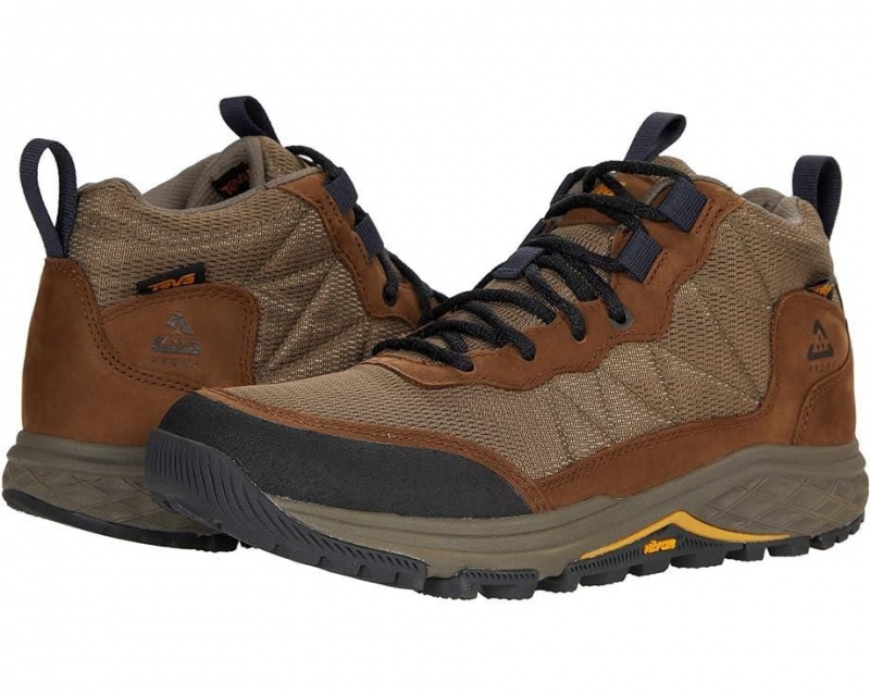 Teva Ridgeview Mid Men\'s Hiking Boots Brown | 28AZCIJSX