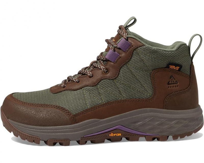 Teva Ridgeview Mid Women's Hiking Boots Brown | 01CQMEJPT