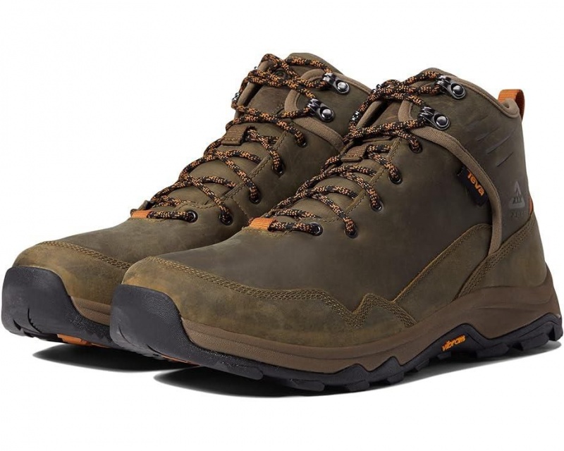 Teva Riva Mid Rp Men\'s Hiking Boots Brown | 83ZALECPK