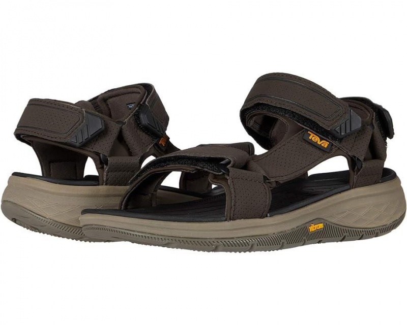 Teva Strata Universal Men\'s Sandals Brown | 08YJVZEKM