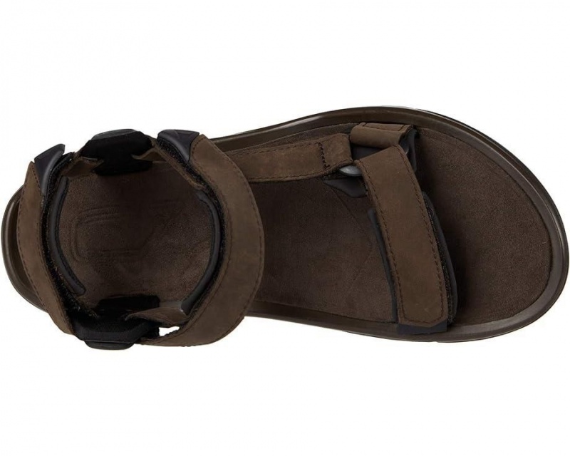 Teva Terra Fi 5 Universal Leather Men's Sandals Brown | 08XCABYSL