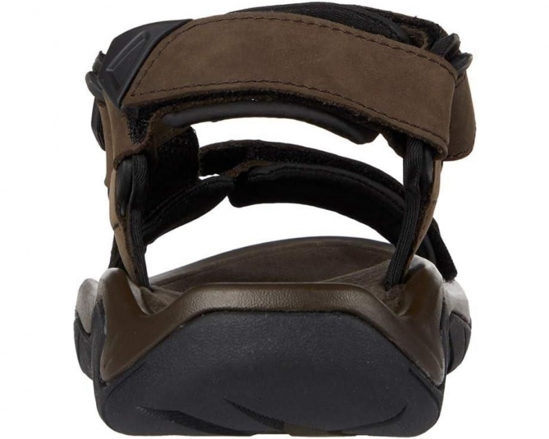 Teva Terra Fi 5 Universal Leather Men's Sandals Brown | 08XCABYSL