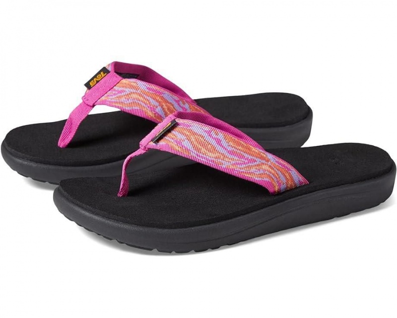 Teva Voya Kids\' Flip Flops Pink | 50RUNOESC