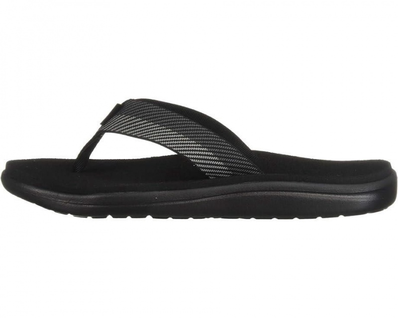 Teva Voya Men's Flip Flops Black | 93OHIBXJT