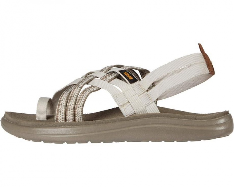 Teva Voya Strappy Women's Sandals White | 69UIPCVHY