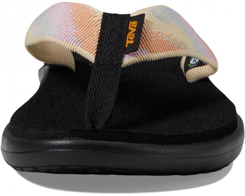 Teva Voya Women's Flip Flops Black | 03ZNXHCDK