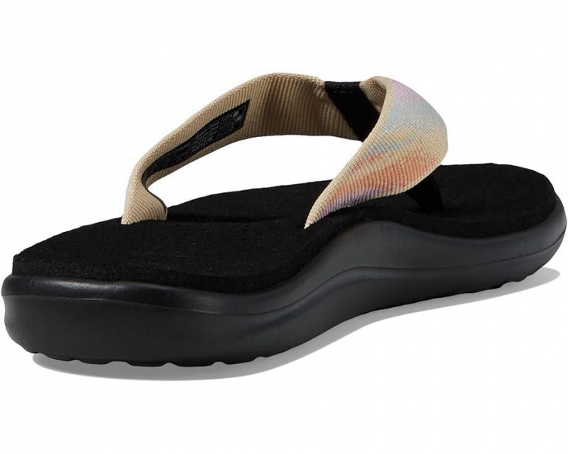 Teva Voya Women's Flip Flops Black | 03ZNXHCDK