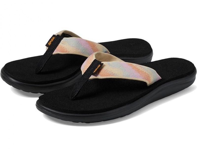 Teva Voya Women\'s Flip Flops Black | 03ZNXHCDK