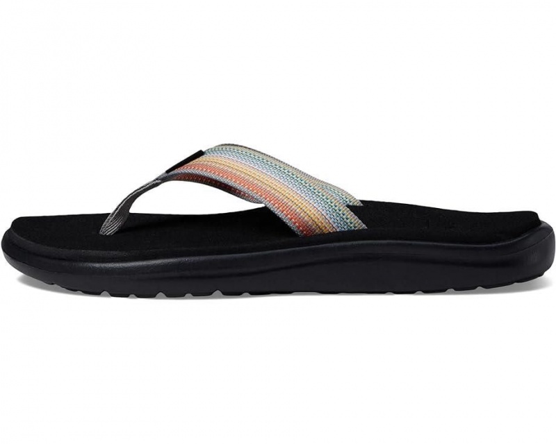 Teva Voya Women's Flip Flops Black | 38VTWSREL