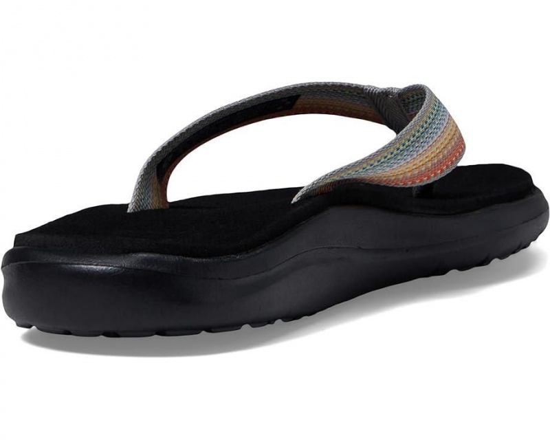 Teva Voya Women's Flip Flops Black | 38VTWSREL