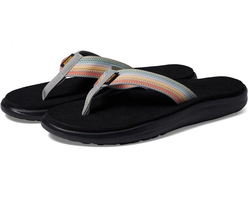 Teva Voya Women\'s Flip Flops Black | 38VTWSREL