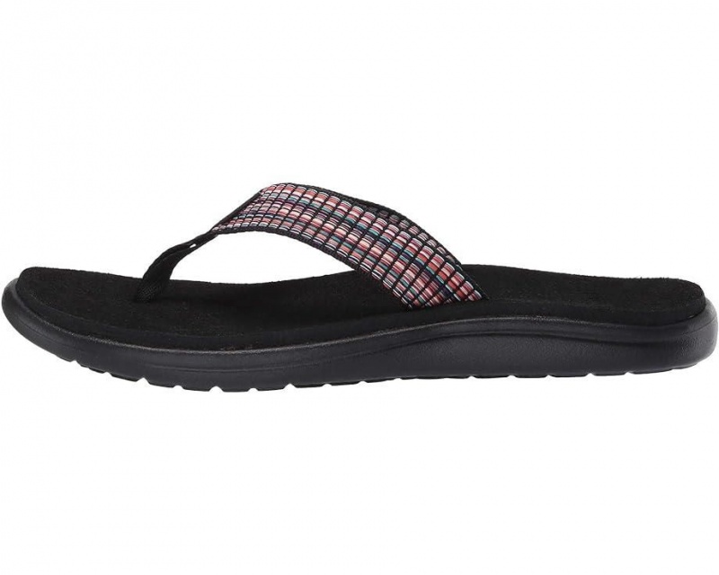 Teva Voya Women's Flip Flops Black | 40NUDZBJA