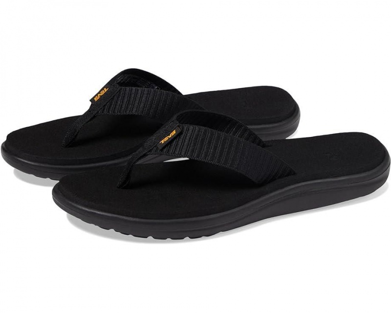 Teva Voya Women\'s Flip Flops Black | 90EQJBAMS