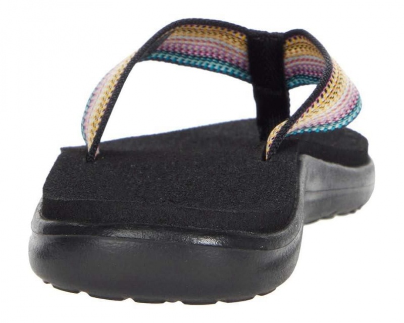 Teva Voya Women's Flip Flops Black | 92WJCPAIQ