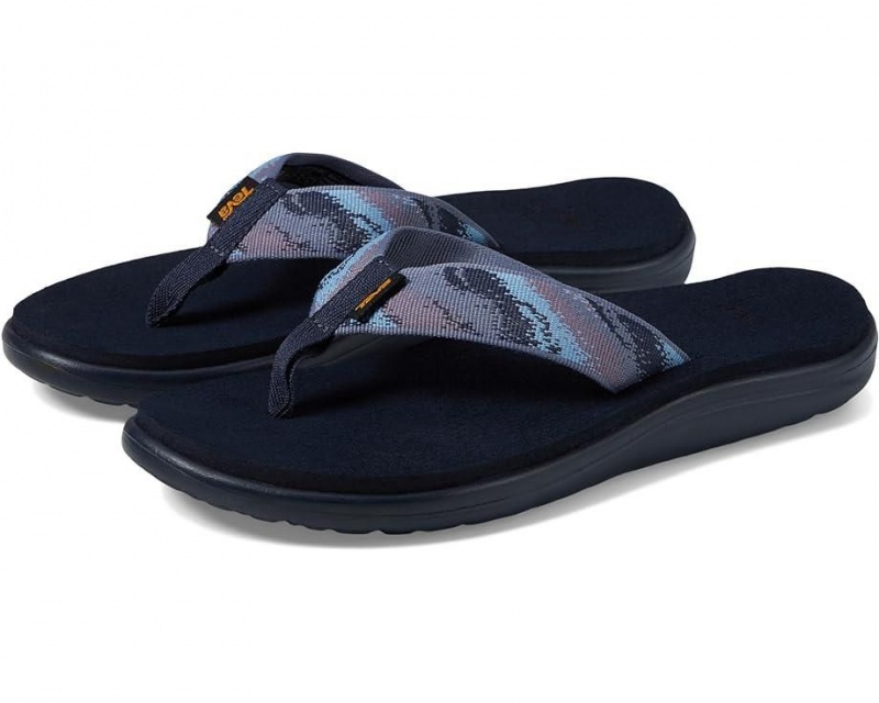 Teva Voya Women\'s Flip Flops Blue | 07YMQOJEC